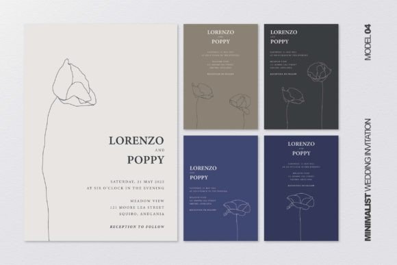 Download Minimalist Wedding Invitation - Minimalist Collection