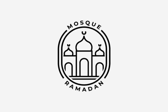 Download Minimalist Badge Mosque Moslem Logo - Minimalist Collection
