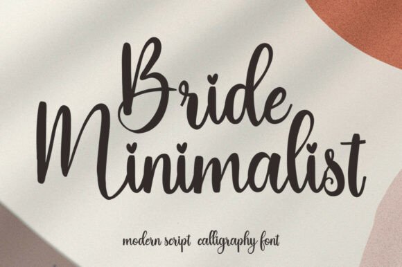 Download Bride Minimalist Font - Minimalist Collection